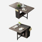 Foldable Artificial Rectangle Wooden Table Extendable Table with Storage(only table) Clearhalo ' dining_table' 'Dining Tables & Seating' 'Dining Tables' 'furn' 'furn_dining_table' 'Furniture' 'furniture_dining_table' 'Kitchen & Dining Furniture' 'kitchen&dining_furn' 'kitchen' 'kitchen_dining_table' 4087038
