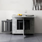 Foldable Artificial Rectangle Wooden Table Extendable Table with Storage(only table) Clearhalo ' dining_table' 'Dining Tables & Seating' 'Dining Tables' 'furn' 'furn_dining_table' 'Furniture' 'furniture_dining_table' 'Kitchen & Dining Furniture' 'kitchen&dining_furn' 'kitchen' 'kitchen_dining_table' 4087043