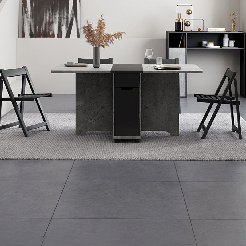 Foldable Artificial Rectangle Wooden Table Extendable Table with Storage(only table) Clearhalo ' dining_table' 'Dining Tables & Seating' 'Dining Tables' 'furn' 'furn_dining_table' 'Furniture' 'furniture_dining_table' 'Kitchen & Dining Furniture' 'kitchen&dining_furn' 'kitchen' 'kitchen_dining_table' 4087044