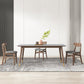 Mid-Century Kitchen Grey Dining Table Rectangle Sintered Stone Dining Table with 4 Legs Clearhalo ' dining_table' 'Dining Tables & Seating' 'Dining Tables' 'furn' 'furn_dining_table' 'Furniture' 'furniture_dining_table' 'Kitchen & Dining Furniture' 'kitchen&dining_furn' 'kitchen' 'kitchen_dining_table' 4092000