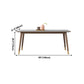 Mid-Century Kitchen Grey Dining Table Rectangle Sintered Stone Dining Table with 4 Legs Clearhalo ' dining_table' 'Dining Tables & Seating' 'Dining Tables' 'furn' 'furn_dining_table' 'Furniture' 'furniture_dining_table' 'Kitchen & Dining Furniture' 'kitchen&dining_furn' 'kitchen' 'kitchen_dining_table' 4092007