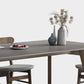 Rectangle Sintered Stone Grey Tone Dining Table Vintage 4 Legs Table for Dining Room Clearhalo ' dining_table' 'Dining Tables & Seating' 'Dining Tables' 'furn' 'furn_dining_table' 'Furniture' 'furniture_dining_table' 'Kitchen & Dining Furniture' 'kitchen&dining_furn' 'kitchen' 'kitchen_dining_table' 4092015