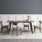 Rectangle Sintered Stone Grey Tone Dining Table Vintage 4 Legs Table for Dining Room Clearhalo ' dining_table' 'Dining Tables & Seating' 'Dining Tables' 'furn' 'furn_dining_table' 'Furniture' 'furniture_dining_table' 'Kitchen & Dining Furniture' 'kitchen&dining_furn' 'kitchen' 'kitchen_dining_table' 4092018