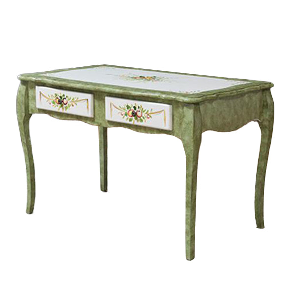 Mid-Century Modern Dining Table Rectangle Solid Wood Dining Table for Home Use Green Without Chairs Clearhalo ' dining_table' 'Dining Tables & Seating' 'Dining Tables' 'furn' 'furn_dining_table' 'Furniture' 'furniture_dining_table' 'Kitchen & Dining Furniture' 'kitchen&dining_furn' 'kitchen' 'kitchen_dining_table' 4092039