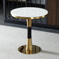 Metal Traditional Luxury Round Table Marble Top Indoor Table with Pedestal Gold Without Chairs Clearhalo ' dining_table' 'Dining Tables & Seating' 'Dining Tables' 'furn' 'furn_dining_table' 'Furniture' 'furniture_dining_table' 'Kitchen & Dining Furniture' 'kitchen&dining_furn' 'kitchen' 'kitchen_dining_table' 4092062