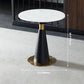 Metal Traditional Luxury Round Table Marble Top Indoor Table with Pedestal Clearhalo ' dining_table' 'Dining Tables & Seating' 'Dining Tables' 'furn' 'furn_dining_table' 'Furniture' 'furniture_dining_table' 'Kitchen & Dining Furniture' 'kitchen&dining_furn' 'kitchen' 'kitchen_dining_table' 4092084