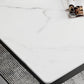 Sintered Stone Two-Color Dining Table Mid-Century 4 Legs Table for Dining Room Clearhalo ' dining_table' 'Dining Tables & Seating' 'Dining Tables' 'furn' 'furn_dining_table' 'Furniture' 'furniture_dining_table' 'Kitchen & Dining Furniture' 'kitchen&dining_furn' 'kitchen' 'kitchen_dining_table' 4092099