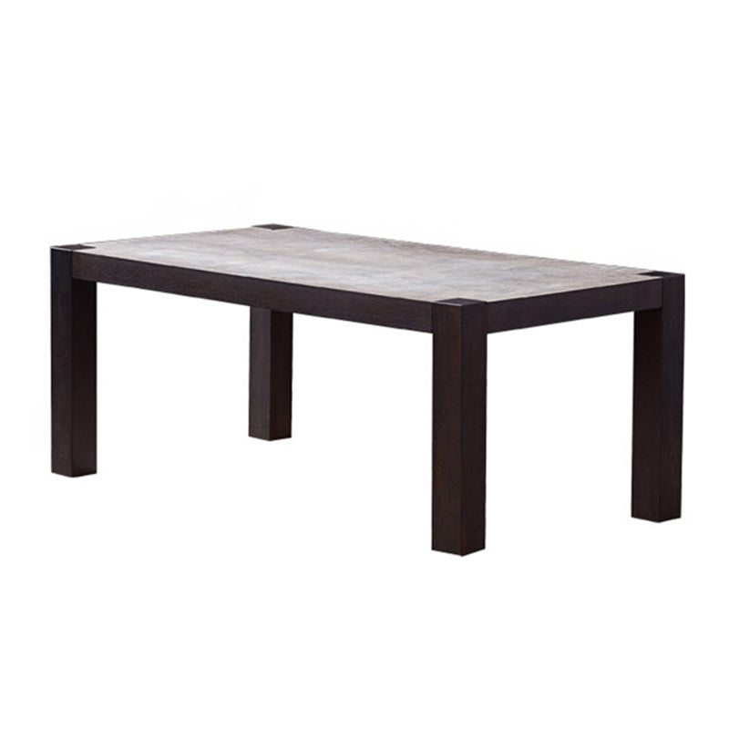 Rectangle 4-foot Home Furniture Midcentury Style Dining Room Collection for Dining Room Stone Without Chairs Clearhalo ' dining_table' 'Dining Tables & Seating' 'Dining Tables' 'furn' 'furn_dining_table' 'Furniture' 'furniture_dining_table' 'Kitchen & Dining Furniture' 'kitchen&dining_furn' 'kitchen' 'kitchen_dining_table' 4092139