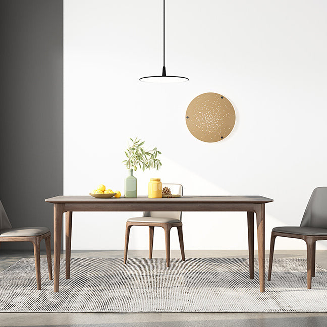 Mid-Century Sintered Stone Gray Table Rectangle Shape Standard Dining Table for Kitchen Clearhalo ' dining_table' 'Dining Tables & Seating' 'Dining Tables' 'furn' 'furn_dining_table' 'Furniture' 'furniture_dining_table' 'Kitchen & Dining Furniture' 'kitchen&dining_furn' 'kitchen' 'kitchen_dining_table' 4092159