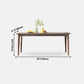 Mid-Century Sintered Stone Gray Table Rectangle Shape Standard Dining Table for Kitchen Clearhalo ' dining_table' 'Dining Tables & Seating' 'Dining Tables' 'furn' 'furn_dining_table' 'Furniture' 'furniture_dining_table' 'Kitchen & Dining Furniture' 'kitchen&dining_furn' 'kitchen' 'kitchen_dining_table' 4092175