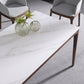 Midcentury Style Rectangle Dining Table Stone Dining Room Collection for Indoor Clearhalo ' dining_table' 'Dining Tables & Seating' 'Dining Tables' 'furn' 'furn_dining_table' 'Furniture' 'furniture_dining_table' 'Kitchen & Dining Furniture' 'kitchen&dining_furn' 'kitchen' 'kitchen_dining_table' 4092198