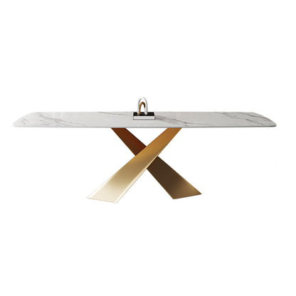 Traditional Luxury Style Table Rectangle Dining Table for Home Without Chairs Clearhalo ' dining_table' 'Dining Tables & Seating' 'Dining Tables' 'furn' 'furn_dining_table' 'Furniture' 'furniture_dining_table' 'Kitchen & Dining Furniture' 'kitchen&dining_furn' 'kitchen' 'kitchen_dining_table' 4092228