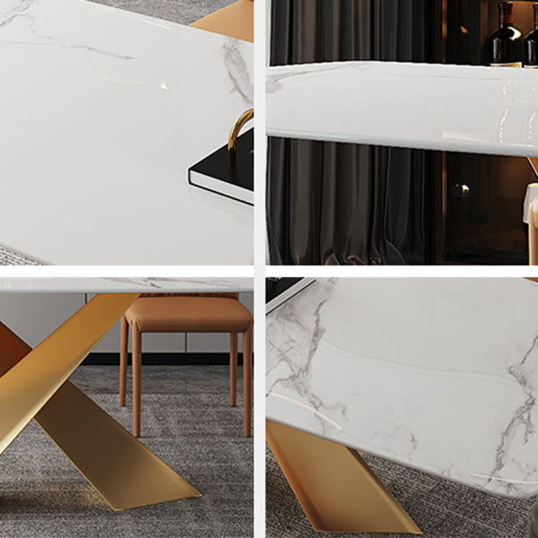 Traditional Luxury Style Table Rectangle Dining Table for Home Clearhalo ' dining_table' 'Dining Tables & Seating' 'Dining Tables' 'furn' 'furn_dining_table' 'Furniture' 'furniture_dining_table' 'Kitchen & Dining Furniture' 'kitchen&dining_furn' 'kitchen' 'kitchen_dining_table' 4092230
