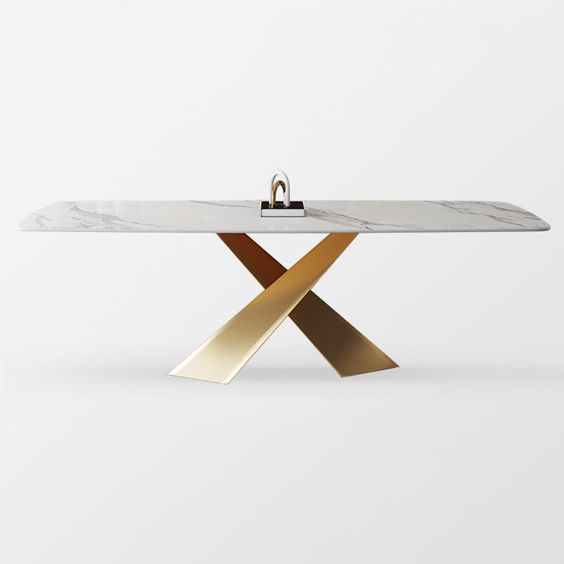 Traditional Luxury Style Table Rectangle Dining Table for Home Clearhalo ' dining_table' 'Dining Tables & Seating' 'Dining Tables' 'furn' 'furn_dining_table' 'Furniture' 'furniture_dining_table' 'Kitchen & Dining Furniture' 'kitchen&dining_furn' 'kitchen' 'kitchen_dining_table' 4092232
