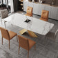 Traditional Luxury Style Table Rectangle Dining Table for Home Clearhalo ' dining_table' 'Dining Tables & Seating' 'Dining Tables' 'furn' 'furn_dining_table' 'Furniture' 'furniture_dining_table' 'Kitchen & Dining Furniture' 'kitchen&dining_furn' 'kitchen' 'kitchen_dining_table' 4092238