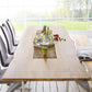 Solid Wood Brown Tone Table Luxury Sled Base Table for Dining Room Clearhalo ' dining_table' 'Dining Tables & Seating' 'Dining Tables' 'furn' 'furn_dining_table' 'Furniture' 'furniture_dining_table' 'Kitchen & Dining Furniture' 'kitchen&dining_furn' 'kitchen' 'kitchen_dining_table' 4092249