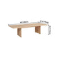 Rectangle Double Pedestal Modern Table Wood Color Fixed Table of Solid Wood Clearhalo ' dining_table' 'Dining Tables & Seating' 'Dining Tables' 'furn' 'furn_dining_table' 'Furniture' 'furniture_dining_table' 'Kitchen & Dining Furniture' 'kitchen&dining_furn' 'kitchen' 'kitchen_dining_table' 4092283