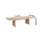 Rectangle Double Pedestal Modern Table Wood Color Fixed Table of Solid Wood Clearhalo ' dining_table' 'Dining Tables & Seating' 'Dining Tables' 'furn' 'furn_dining_table' 'Furniture' 'furniture_dining_table' 'Kitchen & Dining Furniture' 'kitchen&dining_furn' 'kitchen' 'kitchen_dining_table' 4092287