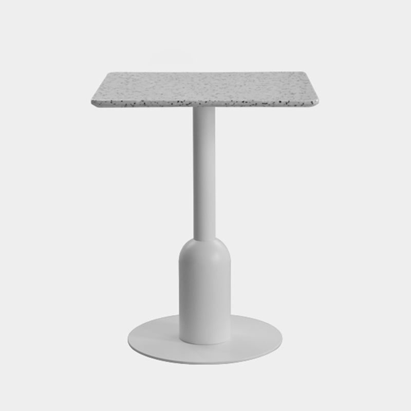 Metal Contemporary Dining Table Concrete Top Table for Dining Room Square White Clearhalo ' dining_table' 'Dining Tables & Seating' 'Dining Tables' 'furn' 'furn_dining_table' 'Furniture' 'furniture_dining_table' 'Kitchen & Dining Furniture' 'kitchen&dining_furn' 'kitchen' 'kitchen_dining_table' 4092331