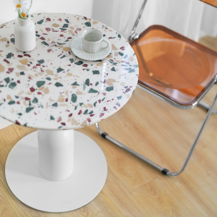 Metal Contemporary Dining Table Concrete Top Table for Dining Room Clearhalo ' dining_table' 'Dining Tables & Seating' 'Dining Tables' 'furn' 'furn_dining_table' 'Furniture' 'furniture_dining_table' 'Kitchen & Dining Furniture' 'kitchen&dining_furn' 'kitchen' 'kitchen_dining_table' 4092342