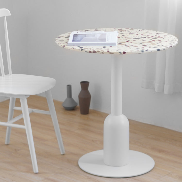 Metal Contemporary Dining Table Concrete Top Table for Dining Room Clearhalo ' dining_table' 'Dining Tables & Seating' 'Dining Tables' 'furn' 'furn_dining_table' 'Furniture' 'furniture_dining_table' 'Kitchen & Dining Furniture' 'kitchen&dining_furn' 'kitchen' 'kitchen_dining_table' 4092343