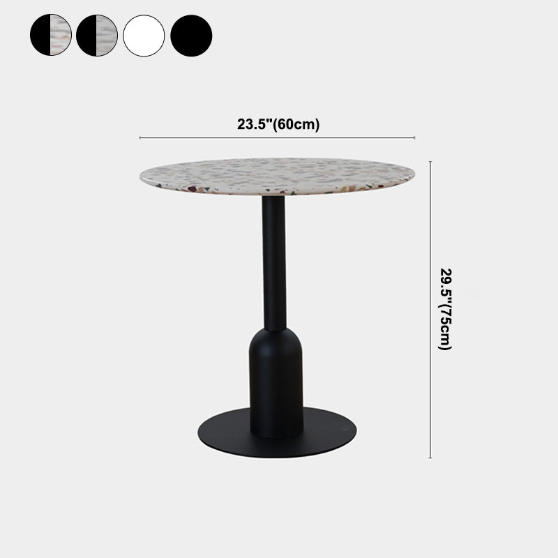 Metal Contemporary Dining Table Concrete Top Table for Dining Room Clearhalo ' dining_table' 'Dining Tables & Seating' 'Dining Tables' 'furn' 'furn_dining_table' 'Furniture' 'furniture_dining_table' 'Kitchen & Dining Furniture' 'kitchen&dining_furn' 'kitchen' 'kitchen_dining_table' 4092352