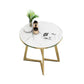 Luxury Style Dining Table Home Small Apartment Table with Metal Base Round 31.5"L x 31.5"W x 29.5"H Without Chairs Clearhalo ' dining_table' 'Dining Tables & Seating' 'Dining Tables' 'furn' 'furn_dining_table' 'Furniture' 'furniture_dining_table' 'Kitchen & Dining Furniture' 'kitchen&dining_furn' 'kitchen' 'kitchen_dining_table' 4092363
