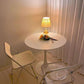Metal Contemporary Round Dining Table Tulip Base Table for Dining Room and Kitchen Clearhalo ' dining_table' 'Dining Tables & Seating' 'Dining Tables' 'furn' 'furn_dining_table' 'Furniture' 'furniture_dining_table' 'Kitchen & Dining Furniture' 'kitchen&dining_furn' 'kitchen' 'kitchen_dining_table' 4092396