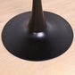 Metal Contemporary Round Dining Table Tulip Base Table for Dining Room and Kitchen Clearhalo ' dining_table' 'Dining Tables & Seating' 'Dining Tables' 'furn' 'furn_dining_table' 'Furniture' 'furniture_dining_table' 'Kitchen & Dining Furniture' 'kitchen&dining_furn' 'kitchen' 'kitchen_dining_table' 4092402
