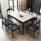 Midcentury Dining Table 4 Legs Solid Wood Base Rectangle Table for Home Clearhalo ' dining_table' 'Dining Tables & Seating' 'Dining Tables' 'furn' 'furn_dining_table' 'Furniture' 'furniture_dining_table' 'Kitchen & Dining Furniture' 'kitchen&dining_furn' 'kitchen' 'kitchen_dining_table' 4092416