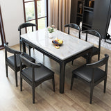 Midcentury Dining Table 4 Legs Solid Wood Base Rectangle Table for Home Clearhalo ' dining_table' 'Dining Tables & Seating' 'Dining Tables' 'furn' 'furn_dining_table' 'Furniture' 'furniture_dining_table' 'Kitchen & Dining Furniture' 'kitchen&dining_furn' 'kitchen' 'kitchen_dining_table' 4092416