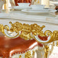Luxury Style Scratch Resistant Table 4 Legs Base Rectangle Marble Table for Home Clearhalo ' dining_table' 'Dining Tables & Seating' 'Dining Tables' 'furn' 'furn_dining_table' 'Furniture' 'furniture_dining_table' 'Kitchen & Dining Furniture' 'kitchen&dining_furn' 'kitchen' 'kitchen_dining_table' 4092434