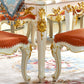 Luxury Style Scratch Resistant Table 4 Legs Base Rectangle Marble Table for Home Clearhalo ' dining_table' 'Dining Tables & Seating' 'Dining Tables' 'furn' 'furn_dining_table' 'Furniture' 'furniture_dining_table' 'Kitchen & Dining Furniture' 'kitchen&dining_furn' 'kitchen' 'kitchen_dining_table' 4092435