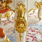 Luxury Style Scratch Resistant Table 4 Legs Base Rectangle Marble Table for Home Clearhalo ' dining_table' 'Dining Tables & Seating' 'Dining Tables' 'furn' 'furn_dining_table' 'Furniture' 'furniture_dining_table' 'Kitchen & Dining Furniture' 'kitchen&dining_furn' 'kitchen' 'kitchen_dining_table' 4092436