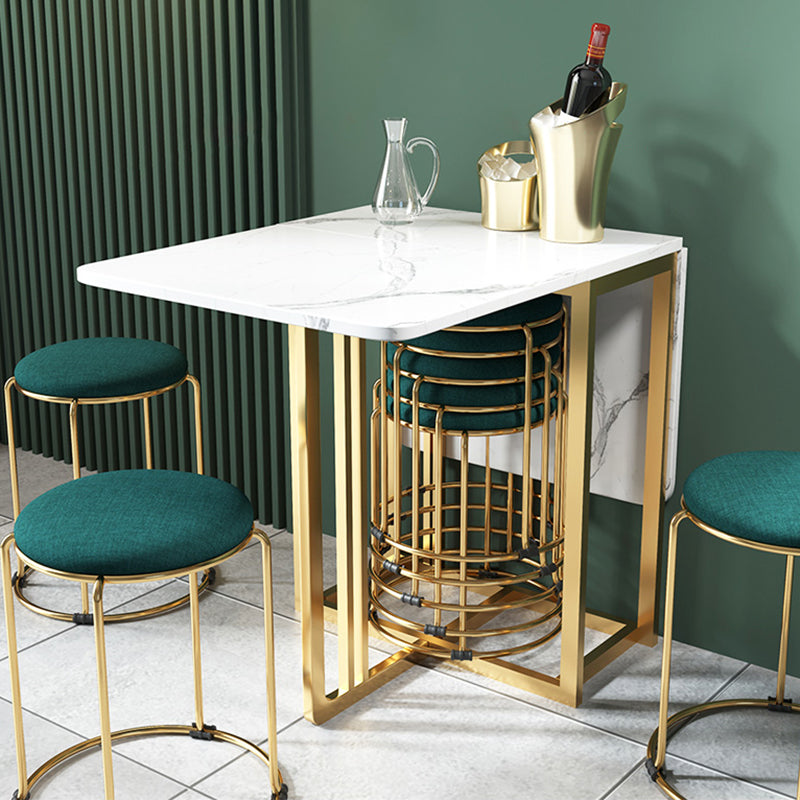 Foldable Artificial Wooden Top Dining Table Extendable Trestle Base Round Table Clearhalo ' dining_table' 'Dining Tables & Seating' 'Dining Tables' 'furn' 'furn_dining_table' 'Furniture' 'furniture_dining_table' 'Kitchen & Dining Furniture' 'kitchen&dining_furn' 'kitchen' 'kitchen_dining_table' 4092448