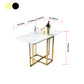 Foldable Artificial Wooden Top Dining Table Extendable Trestle Base Round Table Clearhalo ' dining_table' 'Dining Tables & Seating' 'Dining Tables' 'furn' 'furn_dining_table' 'Furniture' 'furniture_dining_table' 'Kitchen & Dining Furniture' 'kitchen&dining_furn' 'kitchen' 'kitchen_dining_table' 4092449