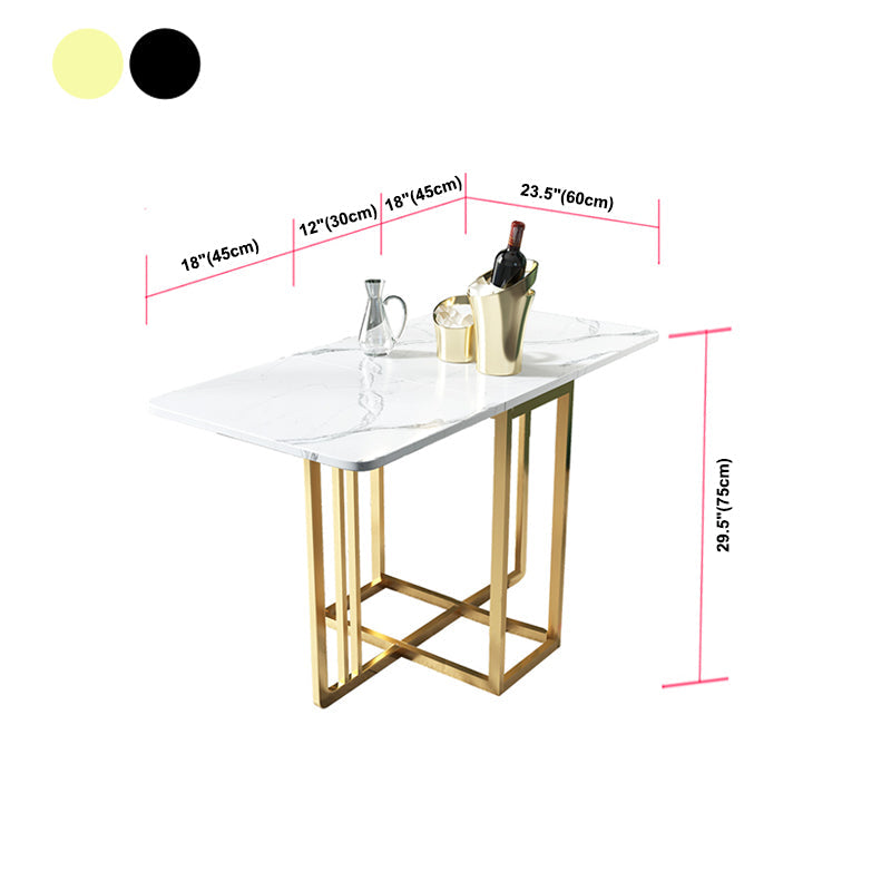 Foldable Artificial Wooden Top Dining Table Extendable Trestle Base Round Table Clearhalo ' dining_table' 'Dining Tables & Seating' 'Dining Tables' 'furn' 'furn_dining_table' 'Furniture' 'furniture_dining_table' 'Kitchen & Dining Furniture' 'kitchen&dining_furn' 'kitchen' 'kitchen_dining_table' 4092449