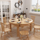 Contemporary Extendable Solid Wood Dining Table Kitchen Standard Dining Table with 4 Legs Base Clearhalo ' dining_table' 'Dining Tables & Seating' 'Dining Tables' 'furn' 'furn_dining_table' 'Furniture' 'furniture_dining_table' 'Kitchen & Dining Furniture' 'kitchen&dining_furn' 'kitchen' 'kitchen_dining_table' 4092465