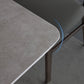 Mid-Century Gray Sintered Stone Table Rectangle Standard Dining Table for Kitchen Clearhalo ' dining_table' 'Dining Tables & Seating' 'Dining Tables' 'furn' 'furn_dining_table' 'Furniture' 'furniture_dining_table' 'Kitchen & Dining Furniture' 'kitchen&dining_furn' 'kitchen' 'kitchen_dining_table' 4092491