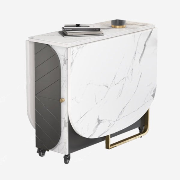 Mid-Century Modern Dining Table Oval Wood Table with Drop Leaf,59.1"L x 31.5"W x 29.5"H Clearhalo ' dining_table' 'Dining Tables & Seating' 'Dining Tables' 'furn' 'furn_dining_table' 'Furniture' 'furniture_dining_table' 'Kitchen & Dining Furniture' 'kitchen&dining_furn' 'kitchen' 'kitchen_dining_table' 4092591