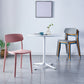 Metal Contemporary Round Dining Table Wood Top Table for Dining Room and Kitchen Clearhalo ' dining_table' 'Dining Tables & Seating' 'Dining Tables' 'Furniture' 'furniture_dining_table' 'Kitchen & Dining Furniture' 'kitchen&dining_furn' 'kitchen' 'kitchen_dining_table' 4092595