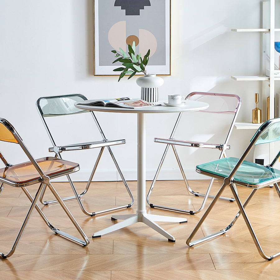 Metal Contemporary Round Dining Table Wood Top Table for Dining Room and Kitchen Clearhalo ' dining_table' 'Dining Tables & Seating' 'Dining Tables' 'Furniture' 'furniture_dining_table' 'Kitchen & Dining Furniture' 'kitchen&dining_furn' 'kitchen' 'kitchen_dining_table' 4092598