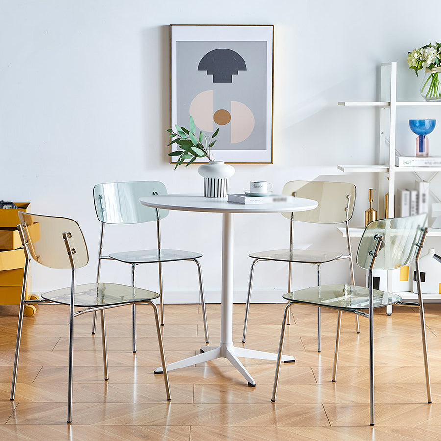 Metal Contemporary Round Dining Table Wood Top Table for Dining Room and Kitchen Clearhalo ' dining_table' 'Dining Tables & Seating' 'Dining Tables' 'Furniture' 'furniture_dining_table' 'Kitchen & Dining Furniture' 'kitchen&dining_furn' 'kitchen' 'kitchen_dining_table' 4092599