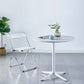 Metal Contemporary Round Dining Table Wood Top Table for Dining Room and Kitchen Clearhalo ' dining_table' 'Dining Tables & Seating' 'Dining Tables' 'Furniture' 'furniture_dining_table' 'Kitchen & Dining Furniture' 'kitchen&dining_furn' 'kitchen' 'kitchen_dining_table' 4092600