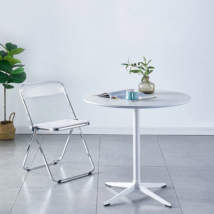 Metal Contemporary Round Dining Table Wood Top Table for Dining Room and Kitchen Clearhalo ' dining_table' 'Dining Tables & Seating' 'Dining Tables' 'Furniture' 'furniture_dining_table' 'Kitchen & Dining Furniture' 'kitchen&dining_furn' 'kitchen' 'kitchen_dining_table' 4092600