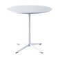Metal Contemporary Round Dining Table Wood Top Table for Dining Room and Kitchen 31.5"L x 31.5"W x 29.5"H Clearhalo ' dining_table' 'Dining Tables & Seating' 'Dining Tables' 'Furniture' 'furniture_dining_table' 'Kitchen & Dining Furniture' 'kitchen&dining_furn' 'kitchen' 'kitchen_dining_table' 4092601