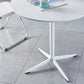 Metal Contemporary Round Dining Table Wood Top Table for Dining Room and Kitchen Clearhalo ' dining_table' 'Dining Tables & Seating' 'Dining Tables' 'Furniture' 'furniture_dining_table' 'Kitchen & Dining Furniture' 'kitchen&dining_furn' 'kitchen' 'kitchen_dining_table' 4092604
