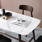 Solid Wood Mid-Century Modern Table Rectangle Sintered Stone Top Table with Trestle Clearhalo ' dining_table' 'Dining Tables & Seating' 'Dining Tables' 'furn' 'furn_dining_table' 'Furniture' 'furniture_dining_table' 'Kitchen & Dining Furniture' 'kitchen&dining_furn' 'kitchen' 'kitchen_dining_table' 4092642