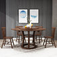 Round Pedestal Casual Dining Table Wood Color Fixed Turntable of Rubberwood Solid Wood Clearhalo ' dining_table' 'Dining Tables & Seating' 'Dining Tables' 'furn' 'furn_dining_table' 'Furniture' 'furniture_dining_table' 'Kitchen & Dining Furniture' 'kitchen&dining_furn' 'kitchen' 'kitchen_dining_table' 4092673