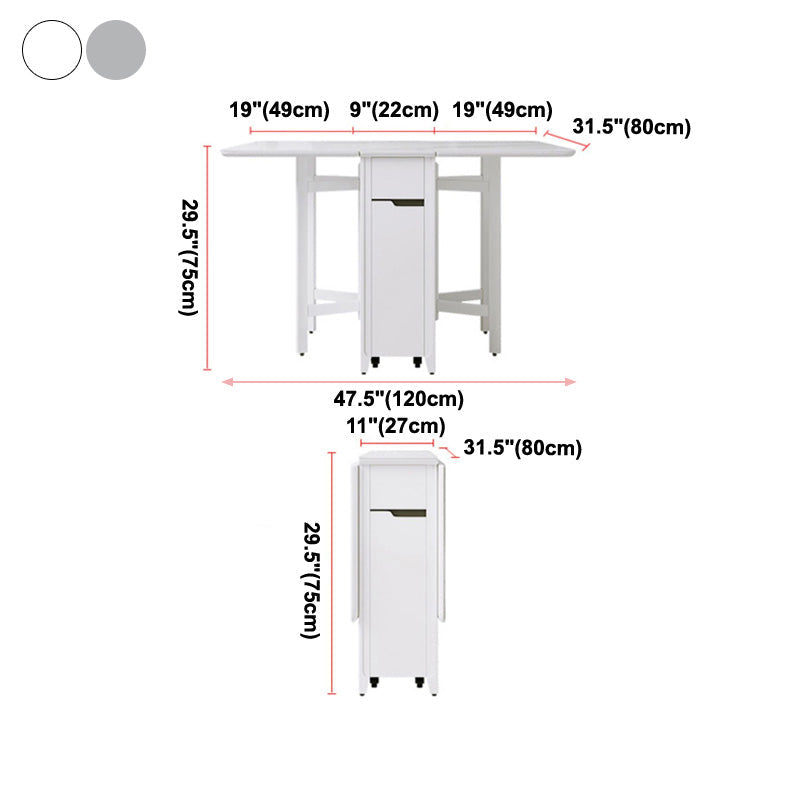 Rectangle Stone Dining Site Table Simplicity Style Drop Leaf Table for Home Clearhalo ' dining_table' 'Dining Tables & Seating' 'Dining Tables' 'furn' 'furn_dining_table' 'Furniture' 'furniture_dining_table' 'Kitchen & Dining Furniture' 'kitchen&dining_furn' 'kitchen' 'kitchen_dining_table' 4092720
